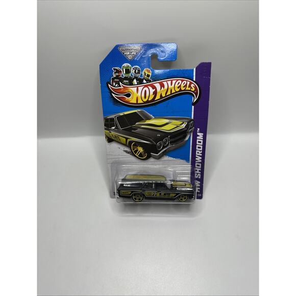 Hot Wheels HW Showroom '70 Chevelle SS Wagon 248/250 Mooneyes Black - Picture 1 of 9